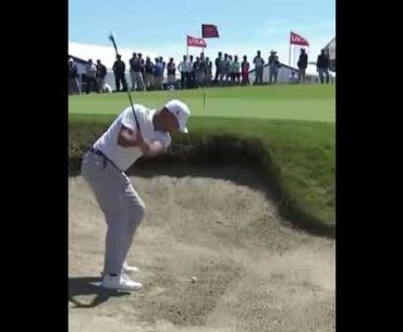Blandy’s clutch bunker shot to win the U.S. Senior Open 🤯🎥: @usga #livgolf #shorts #golf