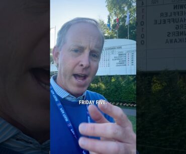 The Memorial Tournament Friday 5 - Read The Line