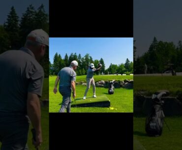 THE BEST GOLF TIP FOR DOWNHILL SLOPES #golftips #golfswing