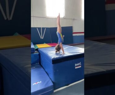 little emma conquering the vault. ❤️#Olympics #Gymnastics #ArtisticGymnastics #Sports