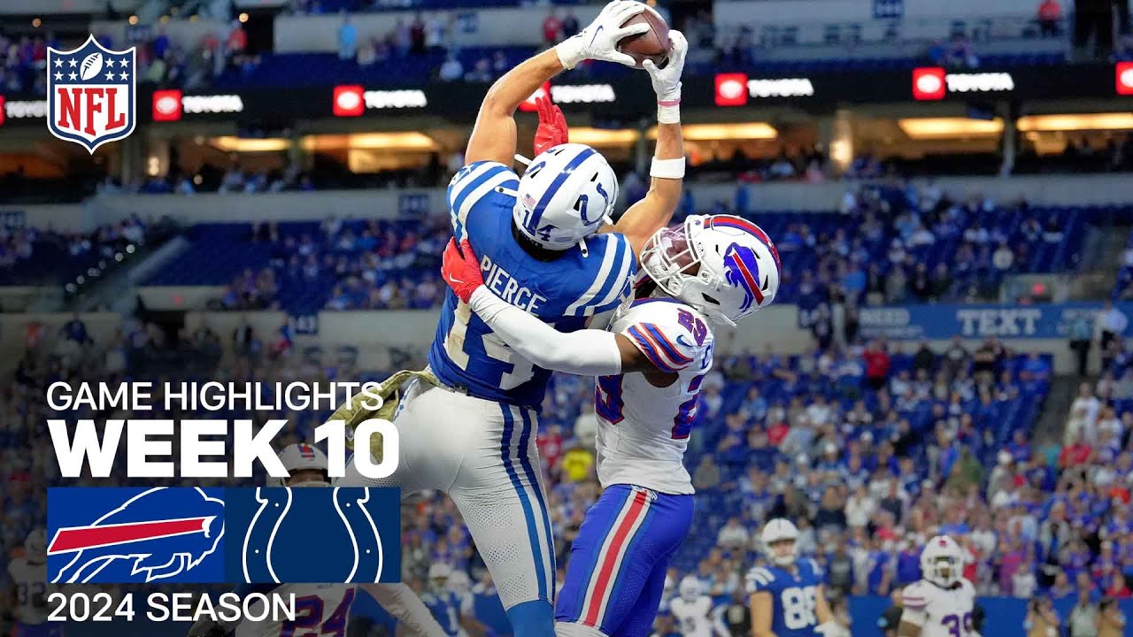 Buffalo Bills vs. Indianapolis Colts Game Highlights | NFL 2024 Season Week 10 Buffalo Bills vs. Indianapolis Colts Game Highlights | NFL 2024 Season Week 10