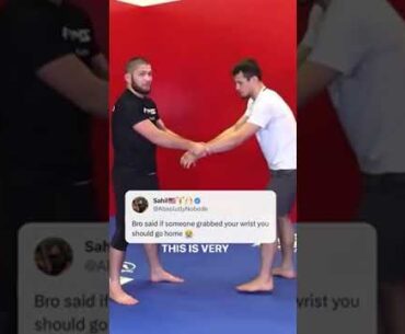 Khabib is too funny for this 😂 (via khabib_nurmagomedov/IG)