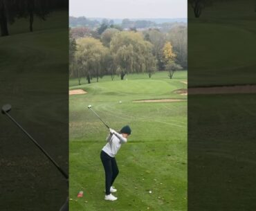 What my good golf looks like as an 18 handicap #golf #golfgirl #golfswing #golfer
