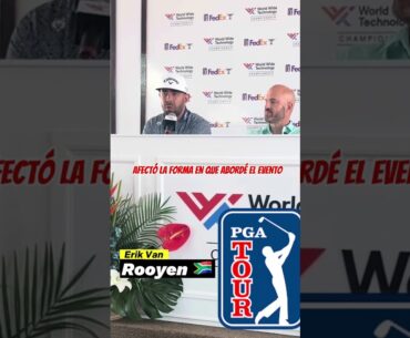 Erik Van Rooyen reconoce que su victoria en México en 2023 lo ayudó en el 2024 #PGATour