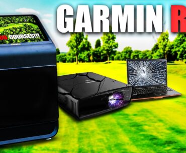 The WORLD's FIRST All-in-One GOLF SIMULATOR is Here! (Garmin R50 Launch Monitor Review)