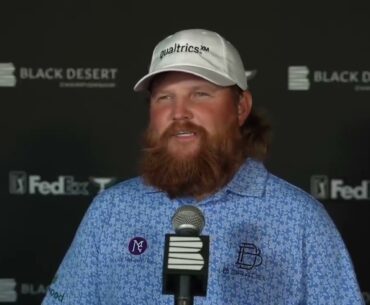 Zac Blair Thursday Flash Interview 2024 Black Desert Championship