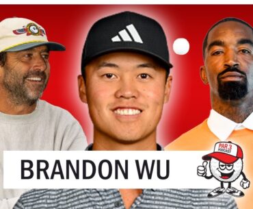 Brandon Wu (PGA Tour Professional) with J.R. Smith & Stephen Malbon