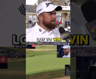 ‘Won’t Take A Lot’ Shane Lowry Confident After Leading The Open at Royal Troon #shorts #golf