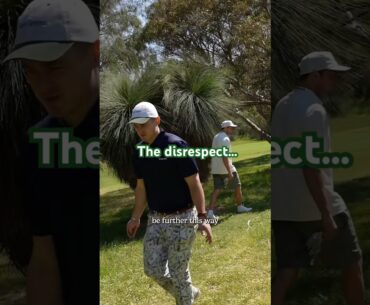 The disrespect #golf #golfvlog #moregreensgolf