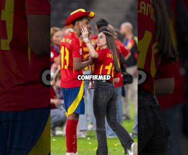 Lamine Yamal and his girlfriend Alex Padilla 😍 #football