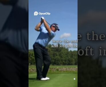How to Hit a Golf Ball - Slow Motion Swing #golf #improveyourgolf #golfswing #golfbros