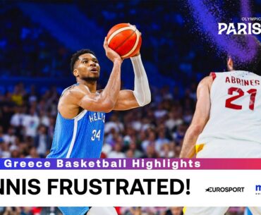 Spain vs Greece | Giannis Antetokounmpo DOMINANT performance 💪 #Paris2024