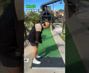 Setting A Mini Golf Course Record!! (Holes 13-18)
