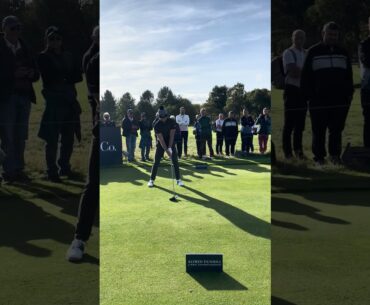 Danny Willet Driver Swing Face On Carnoustie 2024 #golf #golfswing