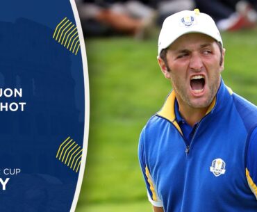 Every Jon Rahm Shot Caught On Camera | 2018 Ryder Cup