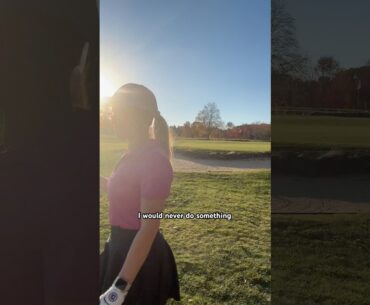a bad golf shot? that’s so ~UnLiKe~ us #golf #golfgirl #shorts