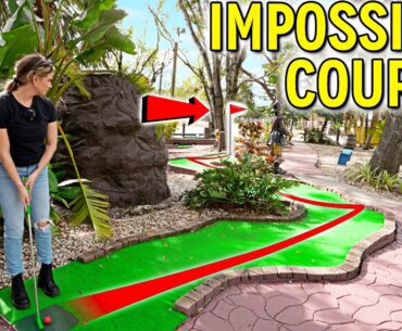 One of the HARDEST Mini Golf Course Designs We’ve Ever Seen!