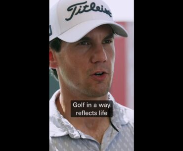 Matteo Manessaro's golfing journey has been anything but a straight line 📈 #shorts #golf