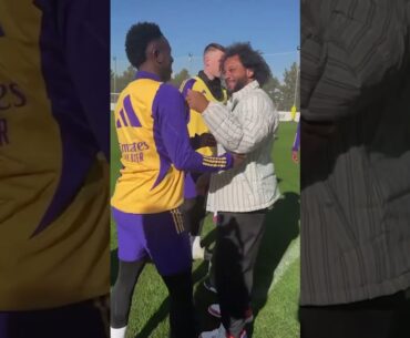 O MARCELO VISITOU O REAL MADRID 😍😍 #shorts