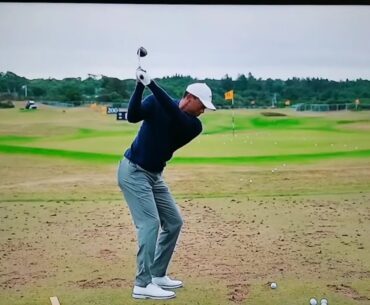 Tiger Woods Golf Swing in Super Slow-Mo at Driving range 2024