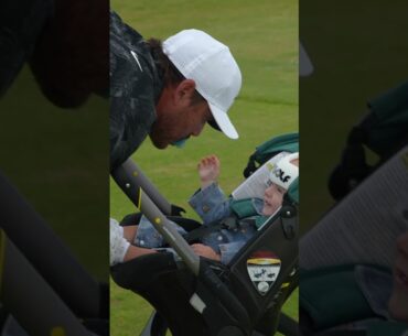 Baby Koepka On The Range 🏌️ #TheOpen