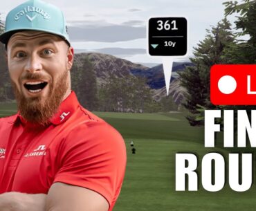 🔴 LIVE GOLF:  Simulator Golf Tournament - FINAL ROUND