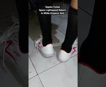 Sepatu Futsal Specs Lightspeed Reborn In White Emperor Red