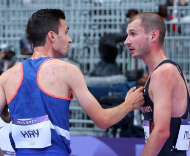 JO PARIS 2024 - Chutes et bousculades sur la fin du 5000m : Ça chauffe entre Mills et Hay !