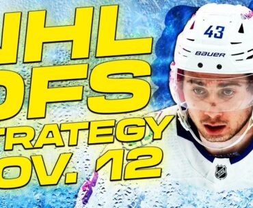 NHL DFS Strategy Tuesday 11/12/24 | DraftKings & FanDuel Daily Fantasy Hockey Picks