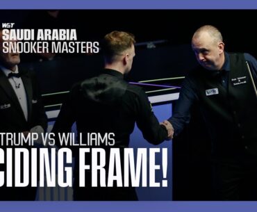 Trump vs Williams DECIDER 🔥 | Saudi Arabia Masters 2024