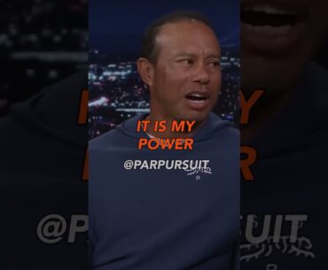 Tiger woods explains why he wears red.