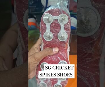 SG CRICKET SPIKES SHOES | #sgcricket #sgcricketkit #cricketshoes #sportsshoes #youtubeshorts