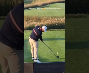 내리치는 겁니다💡#Louis DE JAGER #Genesis Championship