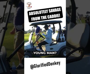 Golf CADDIE Absolutely DESTROYS Golfer! #pebblebeach #golf #golfswing