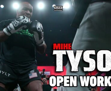 Mike Tyson Shows Off Raw Power at Paul vs. Tyson Workouts - MMA Fighting