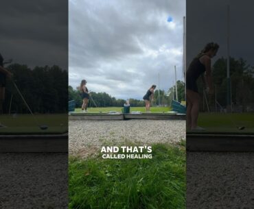 in our golf girl healing era 💕 #golfgirl #golf #shorts #healing