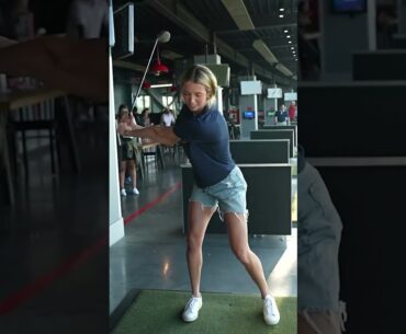 Caitlin Clark & Lexie Hull golf competition | Indiana Fever WNBA #shorts #short #caitlinclark