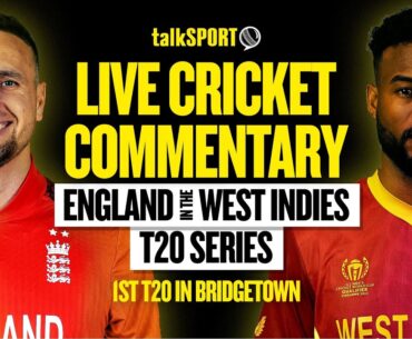 LIVE: West Indies v England 1st T20, Bridgetown, Barbados | talkSPORT Cricket