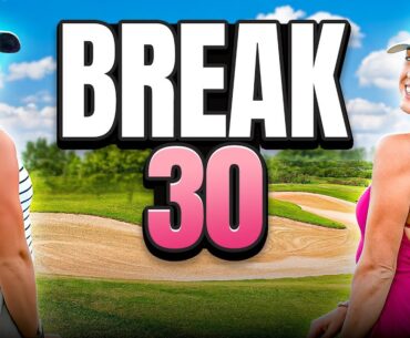 Attempting to Break 30 on 9 Holes! | Crandon Key Biscayne Challenge with Sydney Grimes