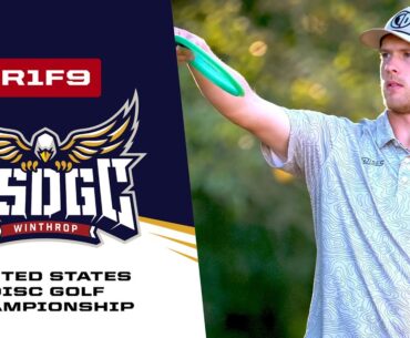 2024 United States Disc Golf Championship | MPO R1F9 | Dickerson, Klein, Robinson, Mäkelä | JomezPro