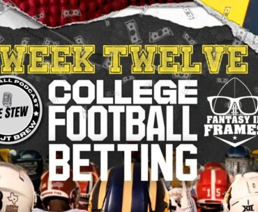The Stew with JT Brew: Week 12 College Football Betting Show
