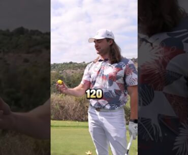 The sound of Kyle Berkshire hitting the hardest golf ball ever made!😳 #golf