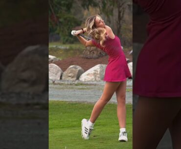 Terrific swing #golf #ladygolfers #golfskill #golfswing #golfer #ladygolfer #golflife #golfgirl