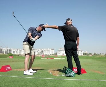 Volume Up - Golf Coach Peter Cowen working with DP World Tour Player Grant Forrest