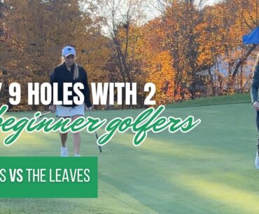 Girls Go Golfing | The ULTIMATE Golf Match — 2 Golf Girls vs The Leaves | Golf for Beginners