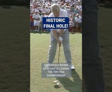 John Daly's INCREDIBLE Championship winning hole! 😱