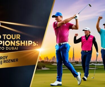 Rory McIlroy shares lead with Rasmus Hojgaard and Antoine Rozner in Race to Dubai finale