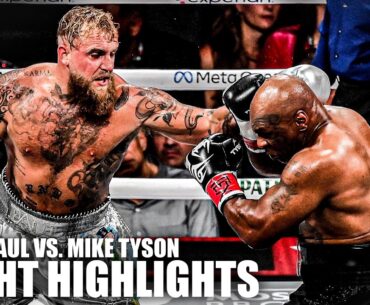 Jake Paul vs. Mike Tyson FIGHT HIGHLIGHTS 🥊 | ESPN Ringside