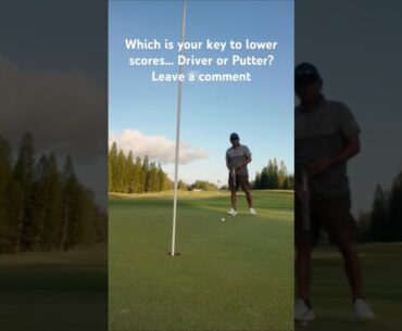 Are you a better driver or a better putter???  #golf #playbettergolf #mygolflife #golfswag #lovegolf