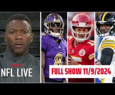 FULL NFL LIVE | Lamar & Ravens are READY for Super Bowl - Steelers STOP Commanders? - Chiefs 17-0?